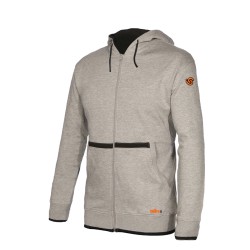 SUDADERA GRIS CAPUCHA