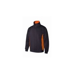 SUDADERA MARINO NARANJA