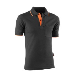 POLO M/CORTA ALGODON NEGRO