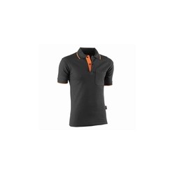 POLO M/CORTA ALGODON NEGRO