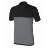 POLO M/CORTA STRETCH GRIS