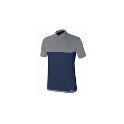 POLO M/CORTA STRETCH AZUL