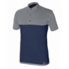 POLO M/CORTA STRETCH AZUL