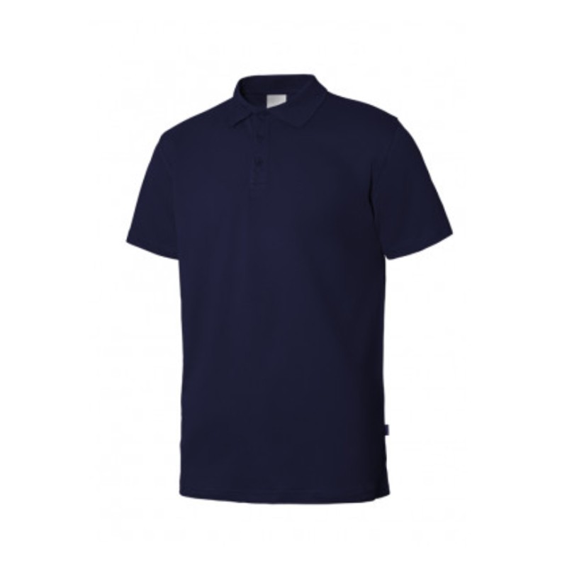 POLO M/CORTA STRETCH AZUL