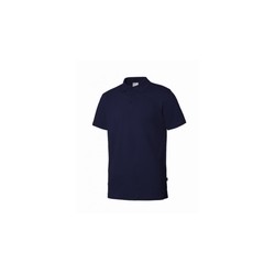 POLO M/CORTA STRETCH AZUL