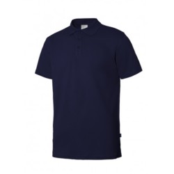 POLO M/CORTA STRETCH AZUL