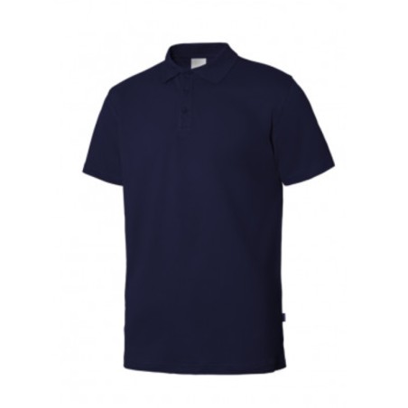 POLO M/CORTA STRETCH AZUL