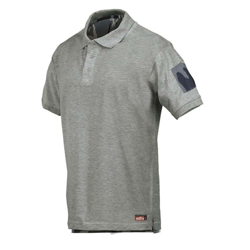 POLO M/CORTA ALGODON GRIS