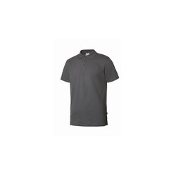 POLO M/CORTA STRETCH GRIS