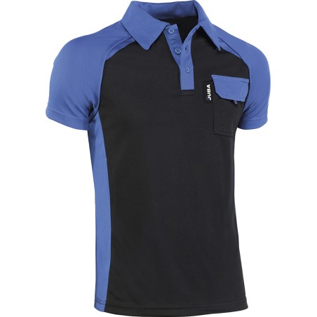 POLO M/CORTA C/BOLSILLO NGR/AZUL