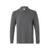 POLO M/LARGA ALGODON GRIS