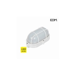 APLIQUE EXTERIOR LED 810 lm OVAL REJILLA 4000K