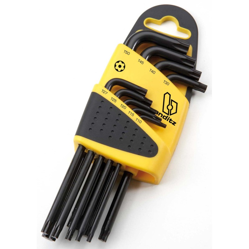 DESTORNILLADOR TORX JGO 9 PZS