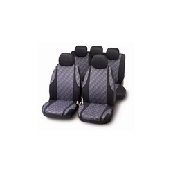 FUNDAS ELASTICAS JG NEGRO GRIS