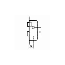 CERRADURA EMBUTIR F/ LATON