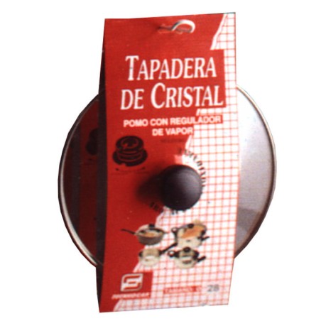 TAPA CRISTAL C/REGULADOR VAPOR