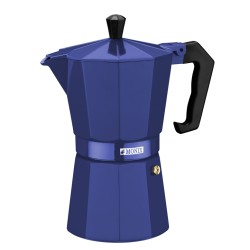 CAFETERA ALUMINIO AZUL