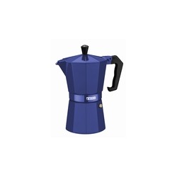 CAFETERA ALUMINIO AZUL