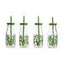 BOTELLA CRISTAL CACTUS SET-4