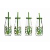 BOTELLA CRISTAL CACTUS SET-4