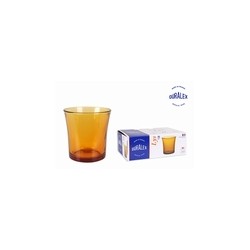 VASO AGUA AMBAR LYS SET-6