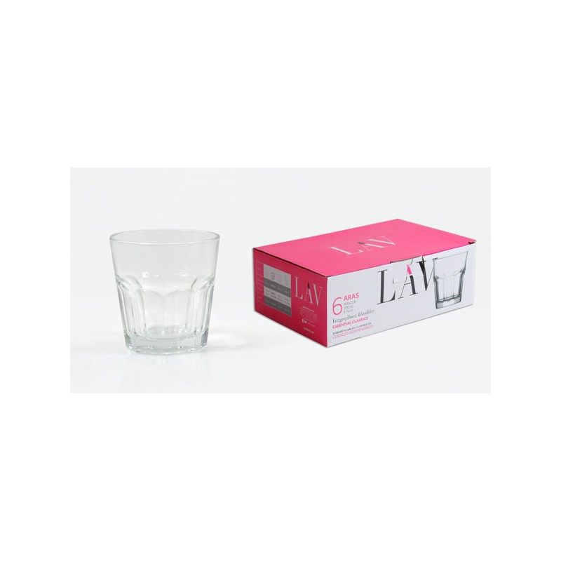 VASO VINO PACK 6 ARAS