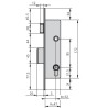 CERRADURA EMBUTIR MET HN/CN