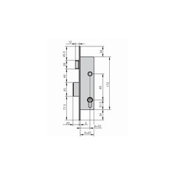 CERRADURA EMBUTIR MET HN/CN