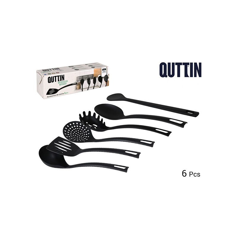 UTENSILIOS COCINA NYLON 6 PZAS