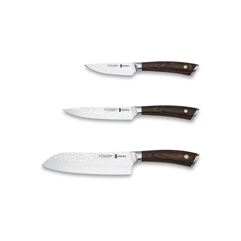 CUCHILLOS COCINA FORJADO SAKURA SET-3