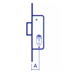 CERRADURA EMBUTIR P/ METALICA