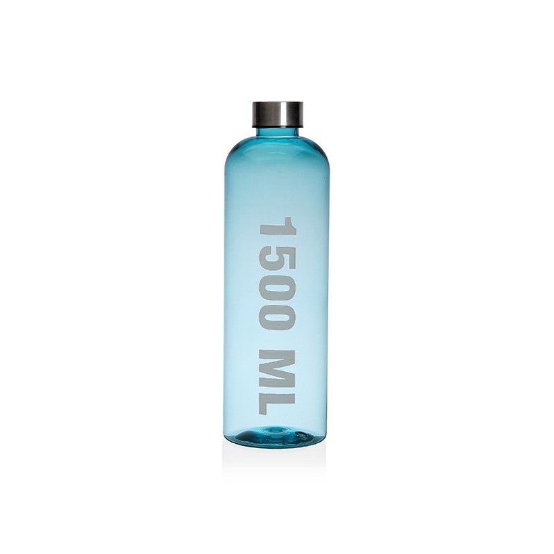 BOTELLA AGUA PS-INOX AZUL