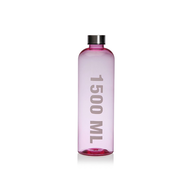 BOTELLA AGUA PS-INOX ROSA