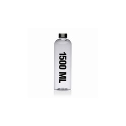 BOTELLA AGUA PS-INOX TRANSPARENTE