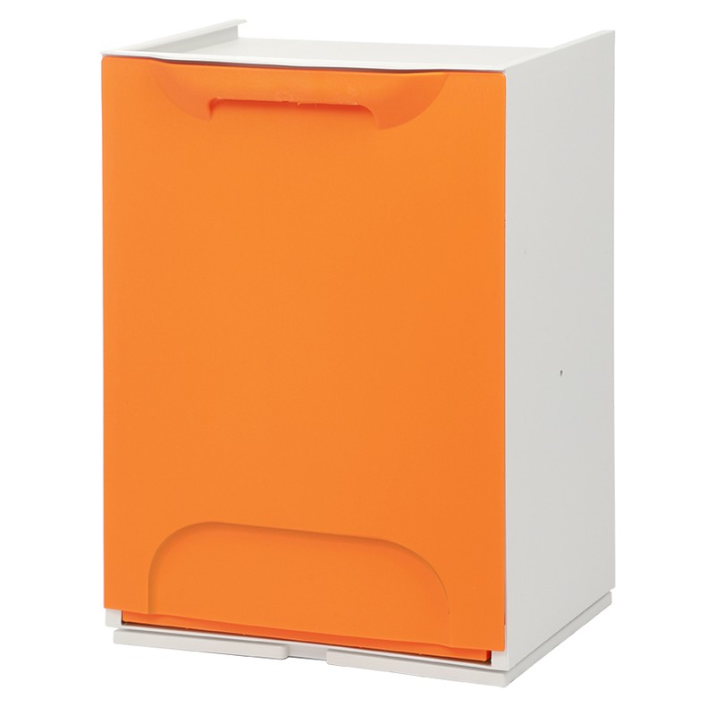 CUBO BASURA SELECTIVO NARANJA