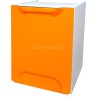 CUBO BASURA SELECTIVO NARANJA