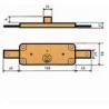 CERRADURA PERSIANA ZN 20MM