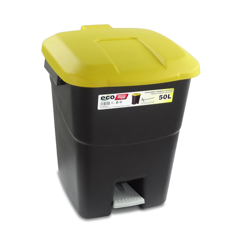 CUBO PEDAL ECOLOGICO AMARILLO