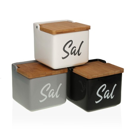 SALERO CERAMICA TAPA BAMBU