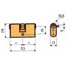 BOMBILLO OVAL METALICA LAT LC