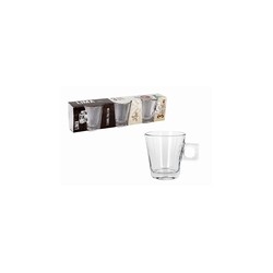 TAZA CAFE VIDRIO SET-3