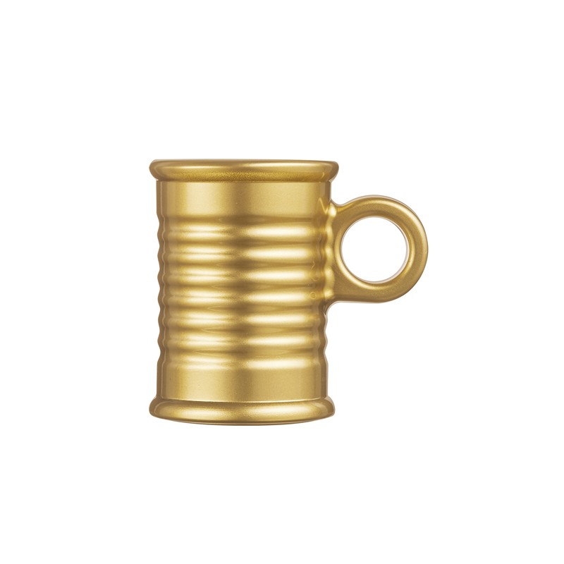 TAZA CAFE VIDRIO CONSERVE ORO