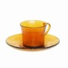 TAZA C/PLATO AMBAR LYS SET-6