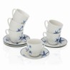 SET 6 TAZAS TE BLUE SEA