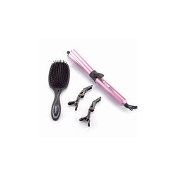 SET RIZADOR PELO IONICO + CEPILLO/PINZAS