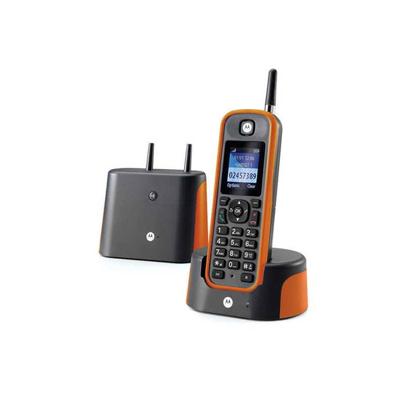 TELEFONO INALAMBRICO NARANJA IP67