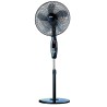 VENTILADOR PIE C/MANDO NEGRO 60W