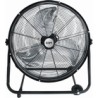 VENTILADOR INDUSTRIAL SUELO C/RUEDAS NEGRO