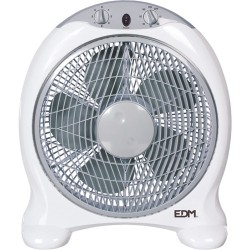 VENTILADOR BOX FAN BLANCO/GRIS