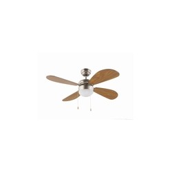 VENTILADOR TECHO C/LUZ 4ASPAS 105CM